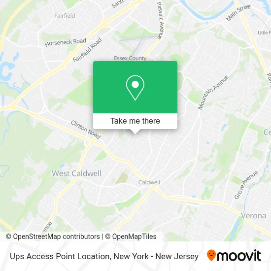 Ups Access Point Location map