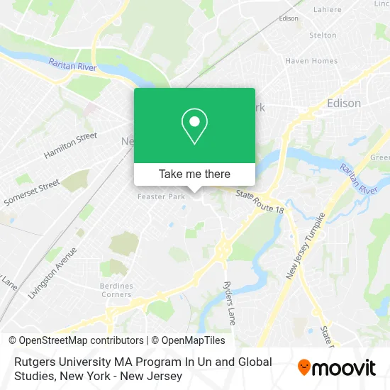 Rutgers University MA Program In Un and Global Studies map