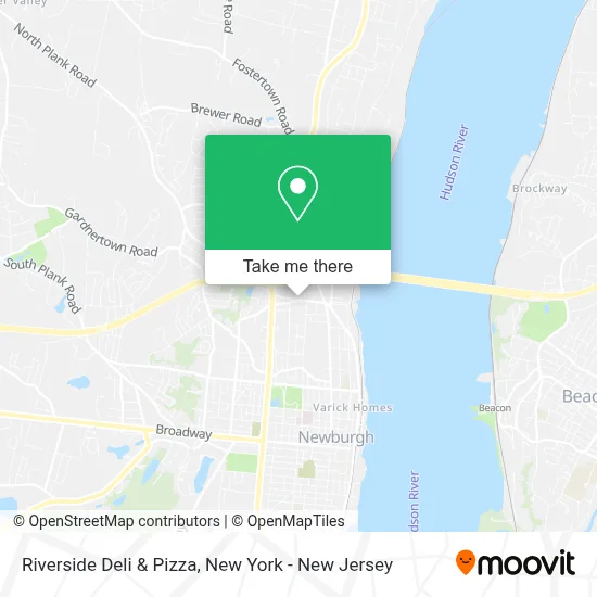 Riverside Deli & Pizza map