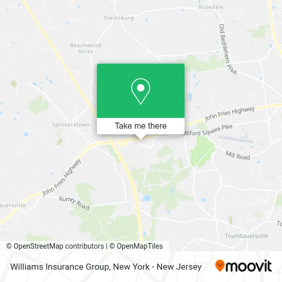 Williams Insurance Group map