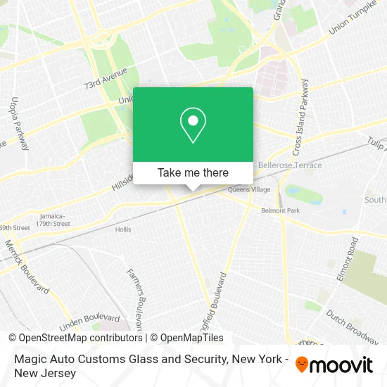 Magic Auto Customs Glass and Security map
