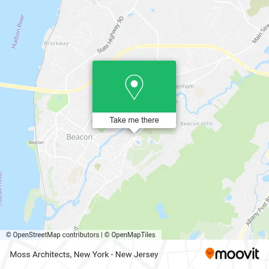 Moss Architects map