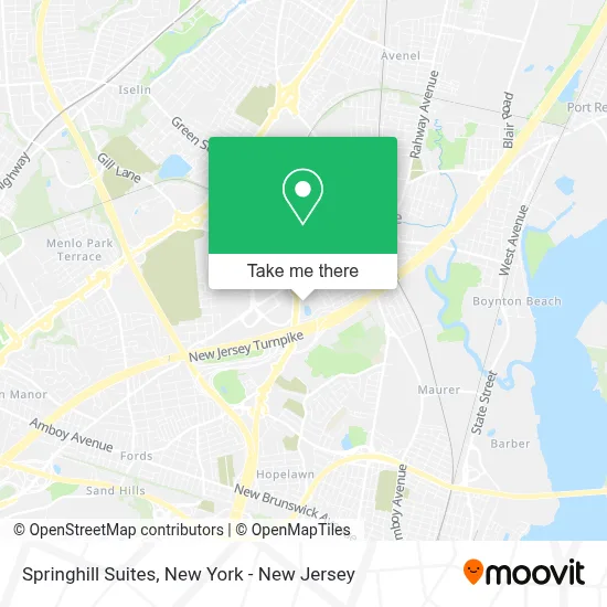 Springhill Suites map