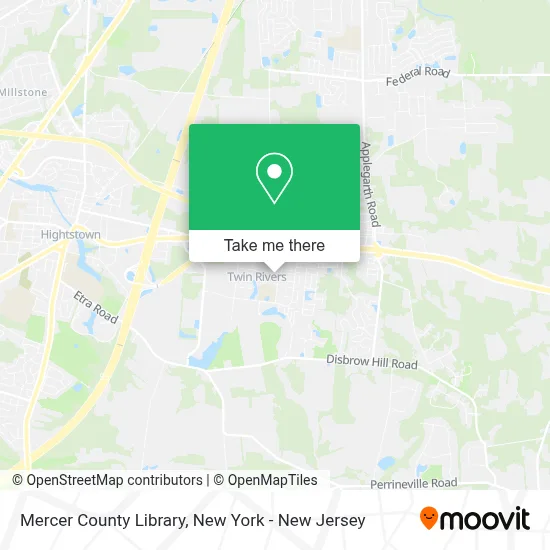 Mercer County Library map