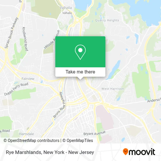 Rye Marshlands map