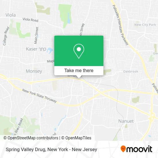 Spring Valley Drug map