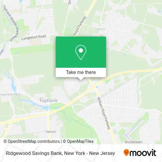 Ridgewood Savings Bank map