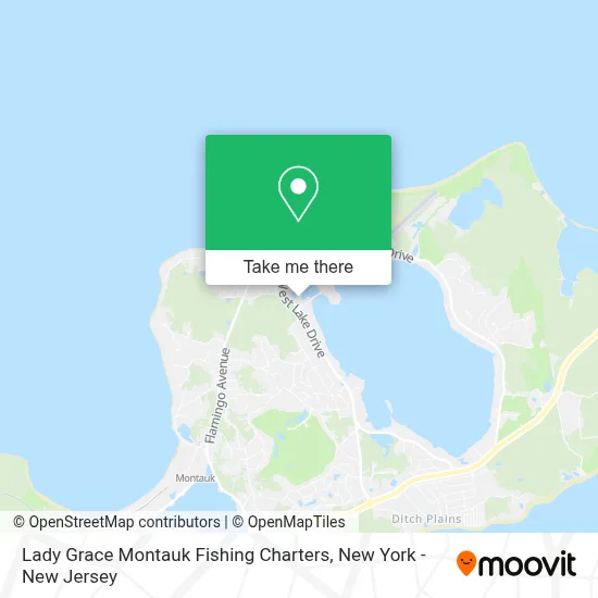 Lady Grace Montauk Fishing Charters map
