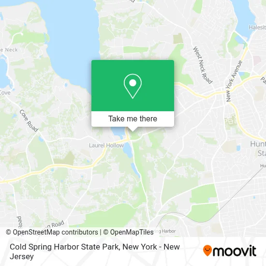 Cold Spring Harbor State Park map
