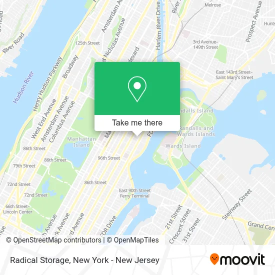 Radical Storage map