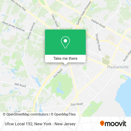 Ufcw Local 152 map