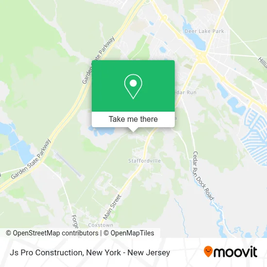 Js Pro Construction map