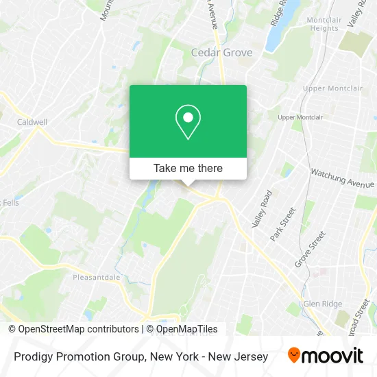 Prodigy Promotion Group map
