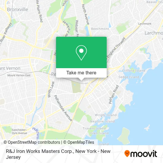 R&J Iron Works Masters Corp. map