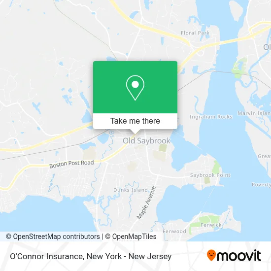 O'Connor Insurance map