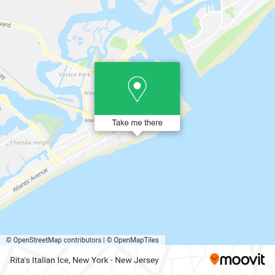 Rita's Italian Ice map