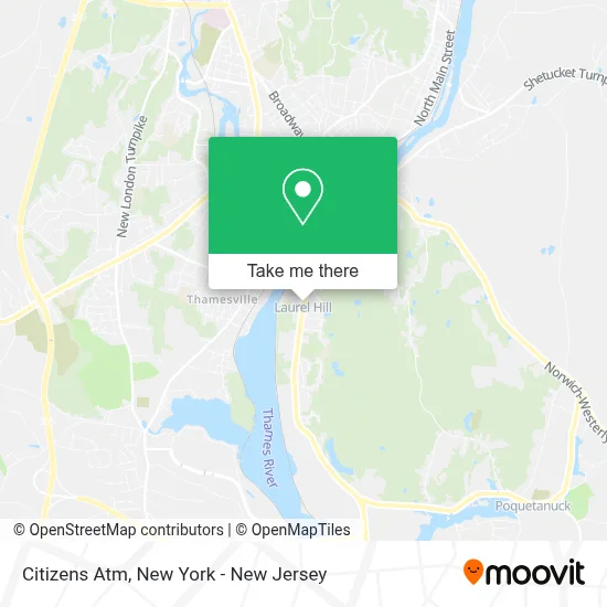 Citizens Atm map