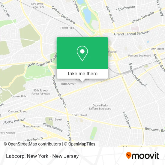 Labcorp map