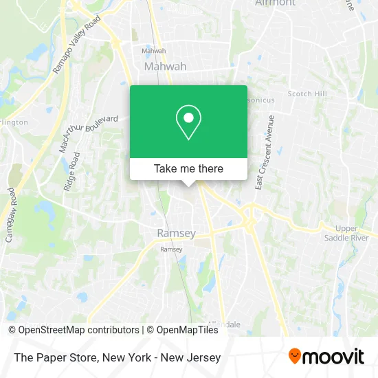 The Paper Store map