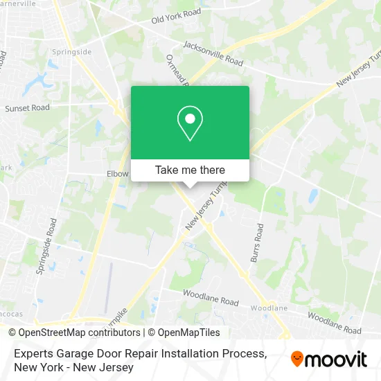 Experts Garage Door Repair Installation Process map