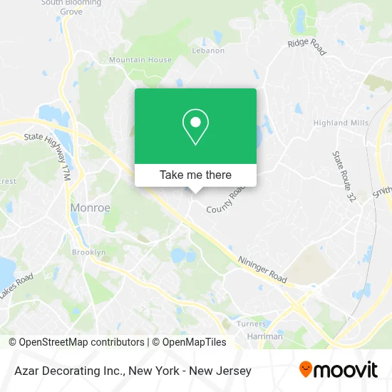Azar Decorating Inc. map