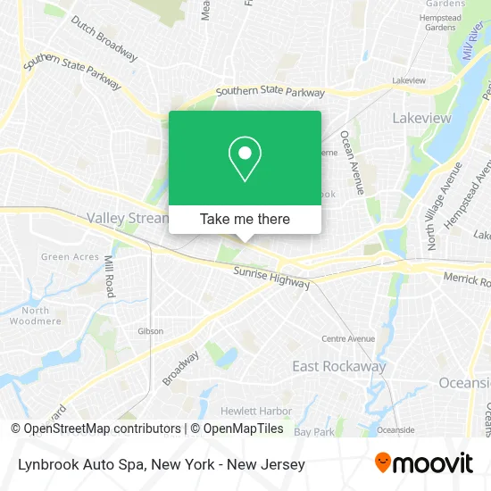 Lynbrook Auto Spa map