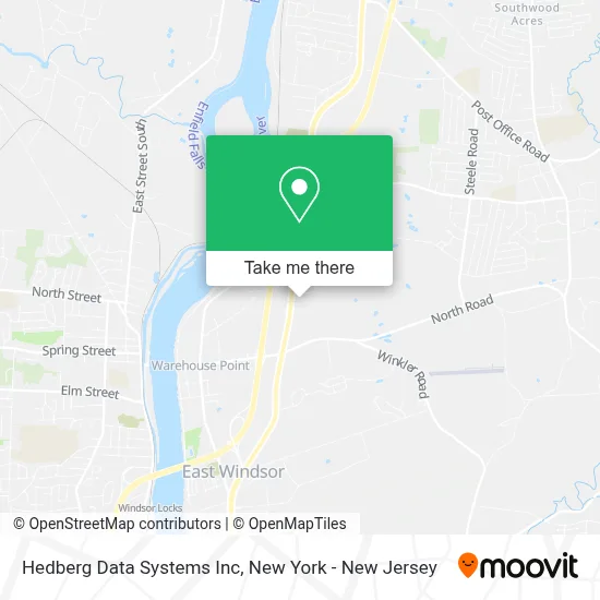 Hedberg Data Systems Inc map