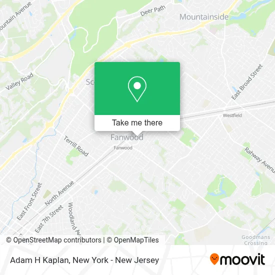 Adam H Kaplan map