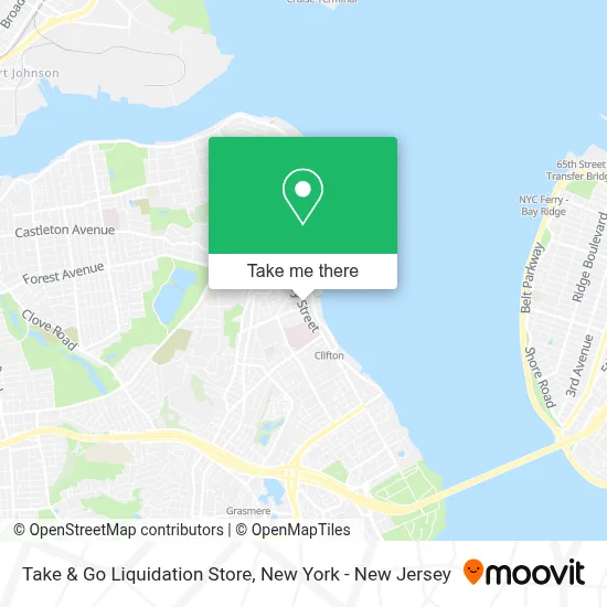 Take & Go Liquidation Store map