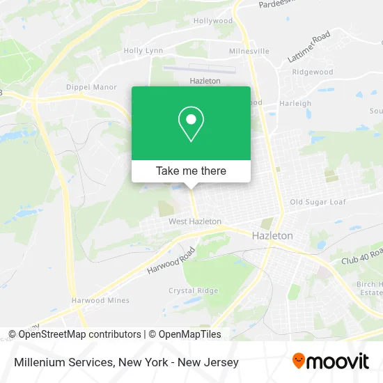 Millenium Services map