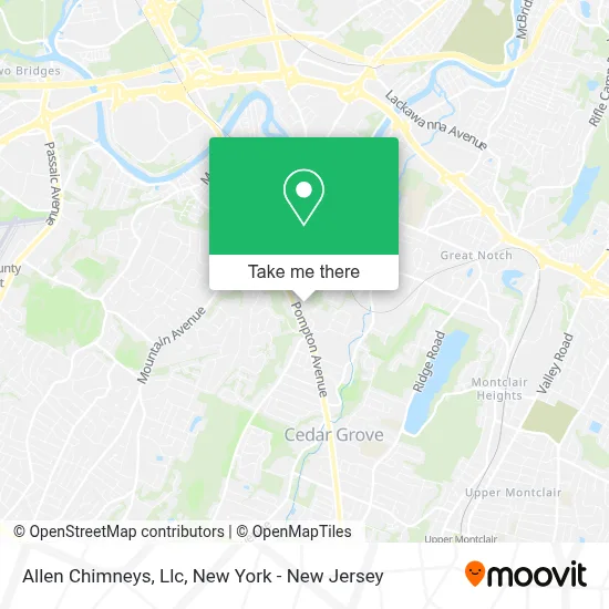 Allen Chimneys, Llc map
