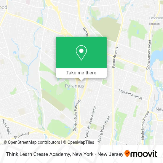 Think Learn Create Academy map