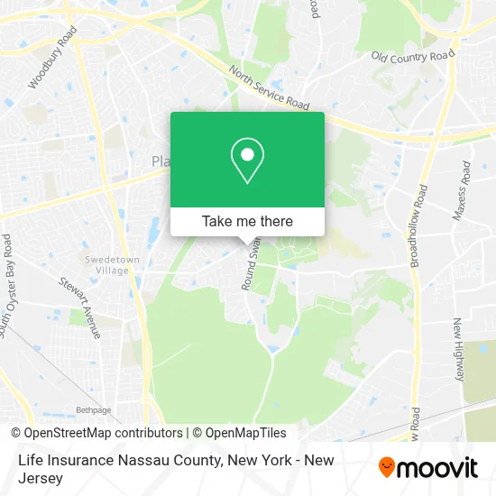 Life Insurance Nassau County map
