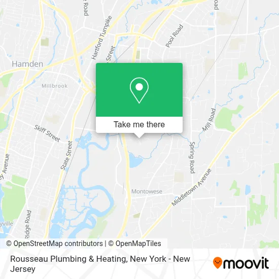 Rousseau Plumbing & Heating map