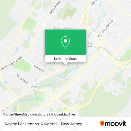 Keyme Locksmiths map