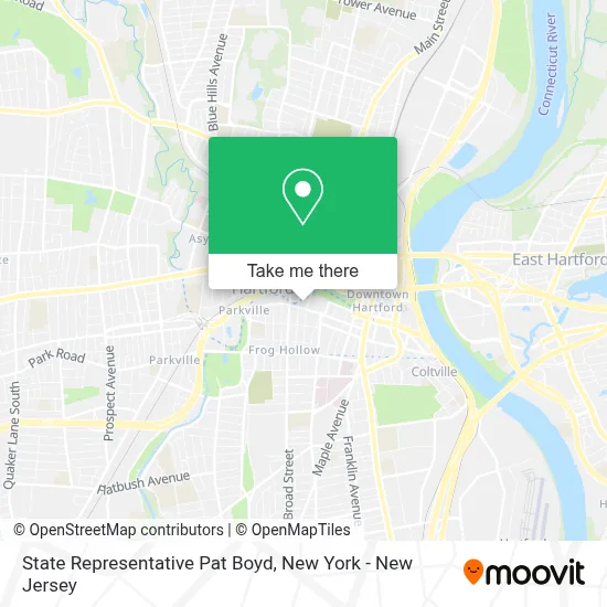 State Representative Pat Boyd map