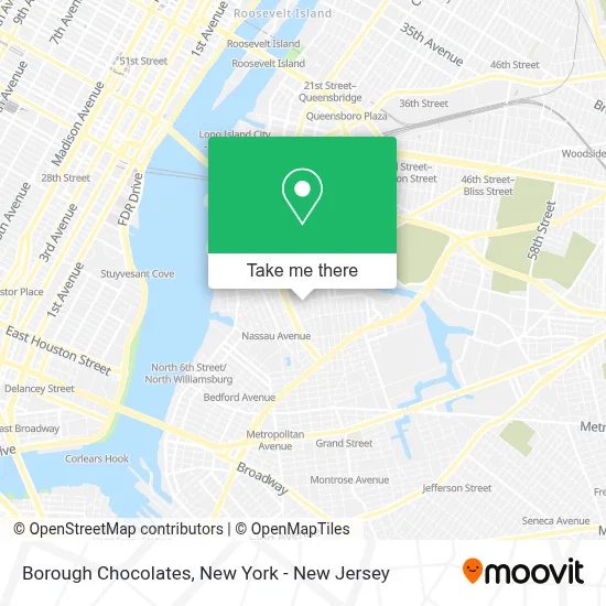 Borough Chocolates map