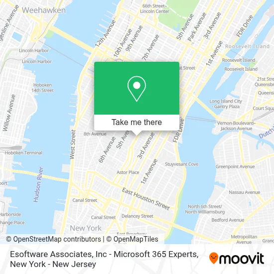 Esoftware Associates, Inc - Microsoft 365 Experts map