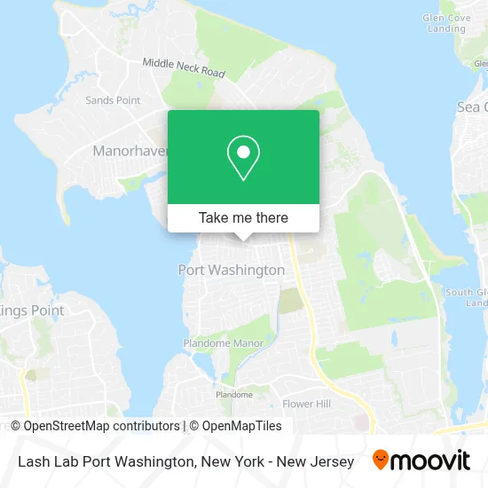 Lash Lab Port Washington map
