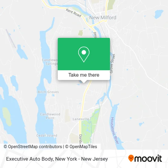 Executive Auto Body map