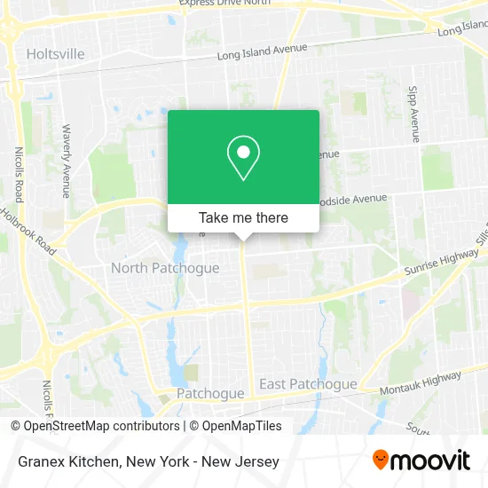 Granex Kitchen map