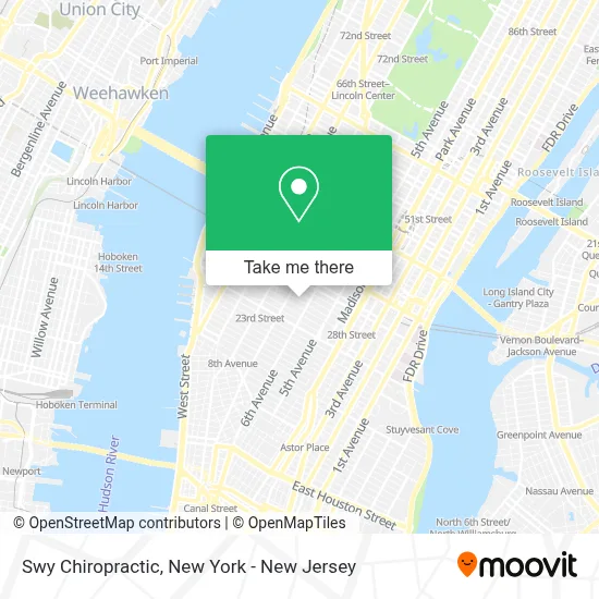 Swy Chiropractic map