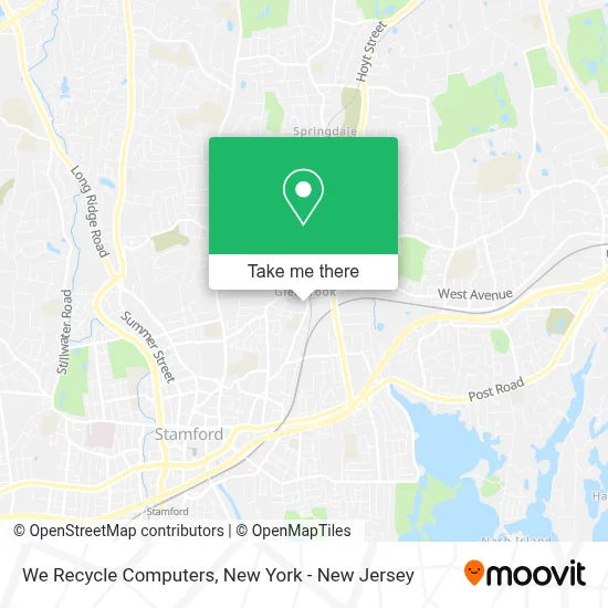 We Recycle Computers map