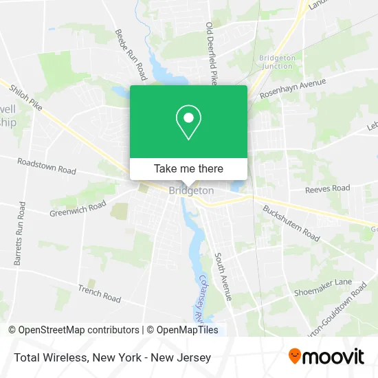 Total Wireless map