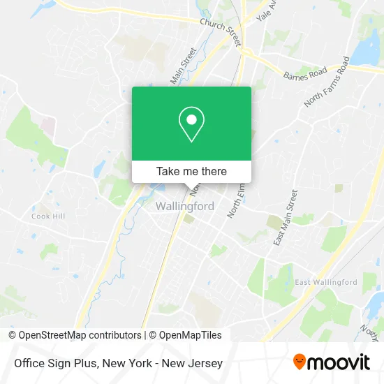 Office Sign Plus map