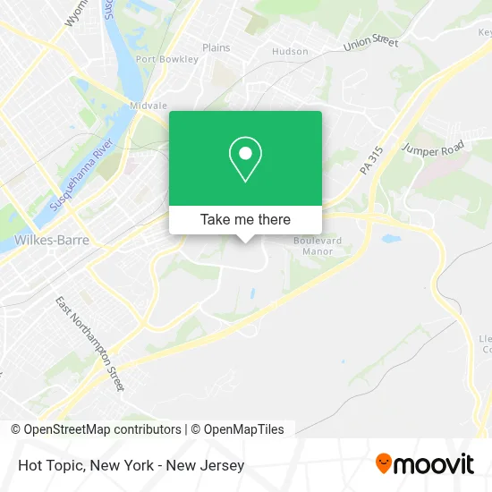Hot Topic map
