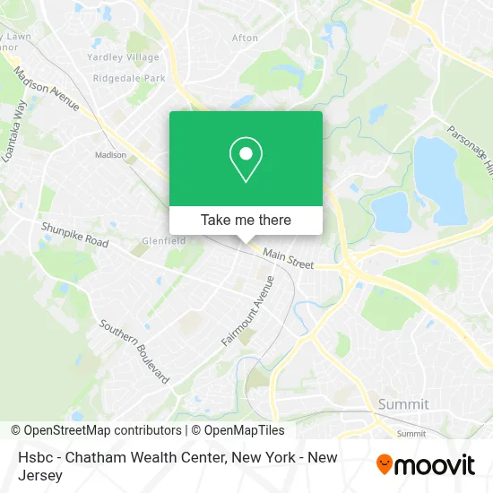 Hsbc - Chatham Wealth Center map