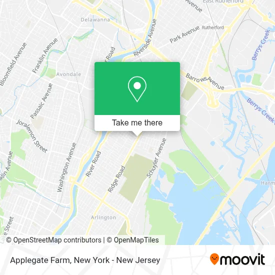 Applegate Farm map