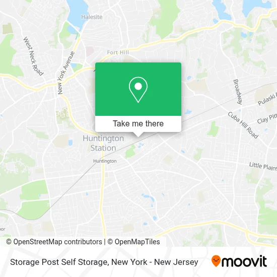 Storage Post Self Storage map