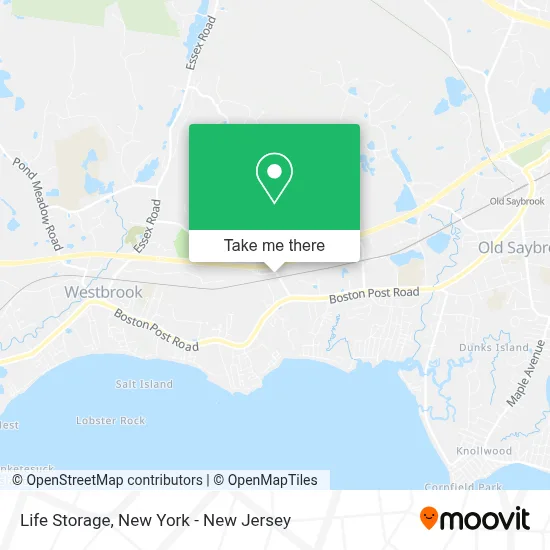 Life Storage map